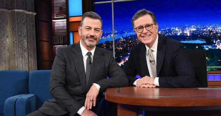 Colbert and Kimmel Team Up to Slam ‘Son of a B***h’ Trump