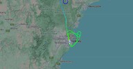 Flight VA16: Virgin Australia flight makes delayed landing in Sydney after bad weather and technical issue aborts landing twice