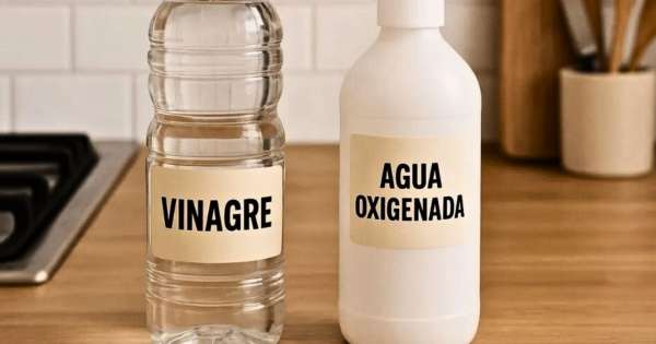 Es tendencia | Para qué sirve mezclar agua oxigenada con vinagre y por qué recomiendan hacerlo