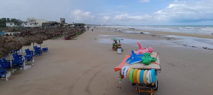Mantienen vigilancia en Playa Miramar ante lluvias en la zona