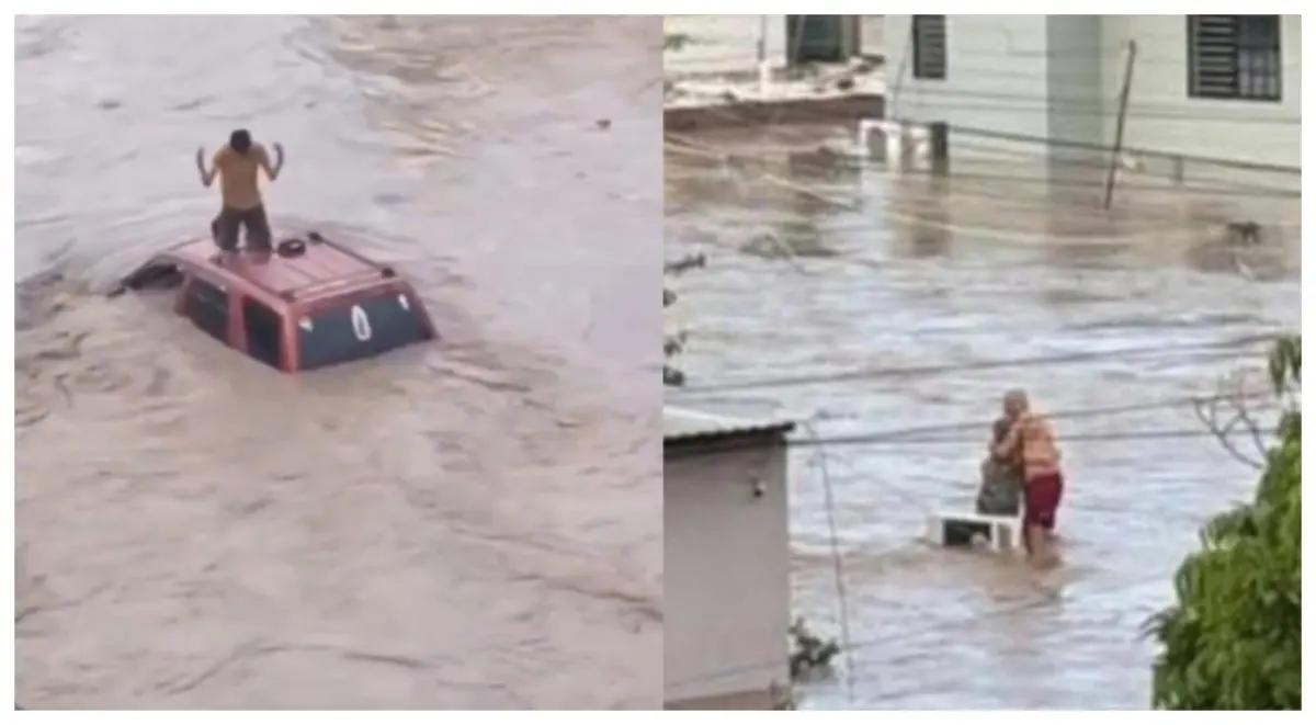 Poza Rica, Veracruz, bajo el agua: el Río Cazones se desbordó y dejó escenas de angustia