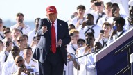 Photos: Trump marks Navy's 250th anniversary during government shutdown