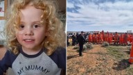 Cops return to house where missing little boy Gus, 4, vanished after calling off search in  Australian outback