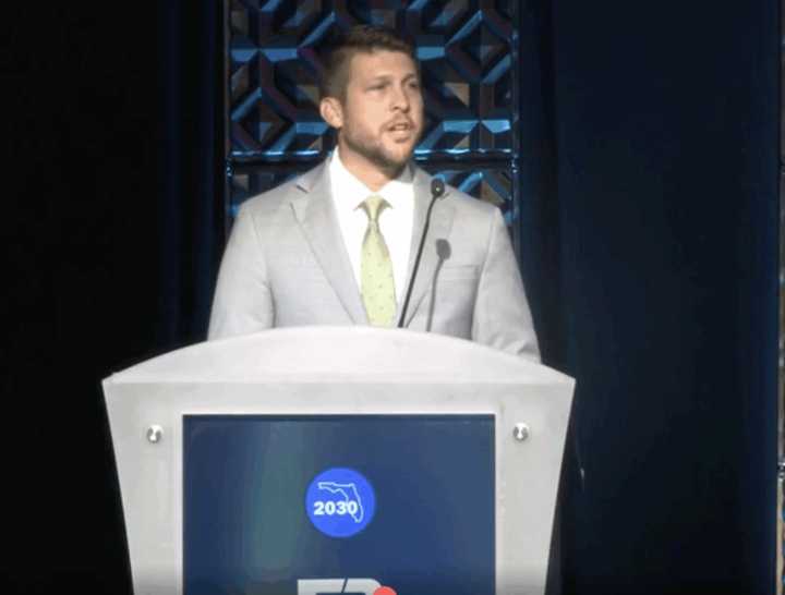 In Florida Chamber speech, James Uthmeier says his No. 1 goal is prosecuting child predators