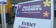 Hundreds gather to raise money for Alzheimer’s despite gloomy weather