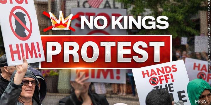 Man charged after allegedly disrupting Potsdam ‘No Kings’ rally