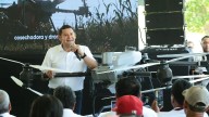 Armenta anuncia ampliación de carreteras y pavimentación entre Ixcaquixtla y Acatlán de Osorio