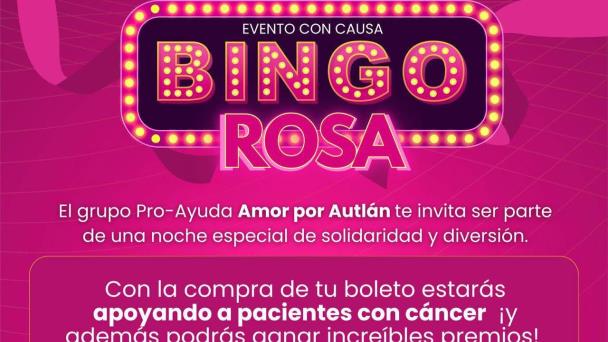 Grupo “Amor por Autlán” organiza el “Bingo Rosa” para recaudar fondos en apoyo a pacientes con cáncer