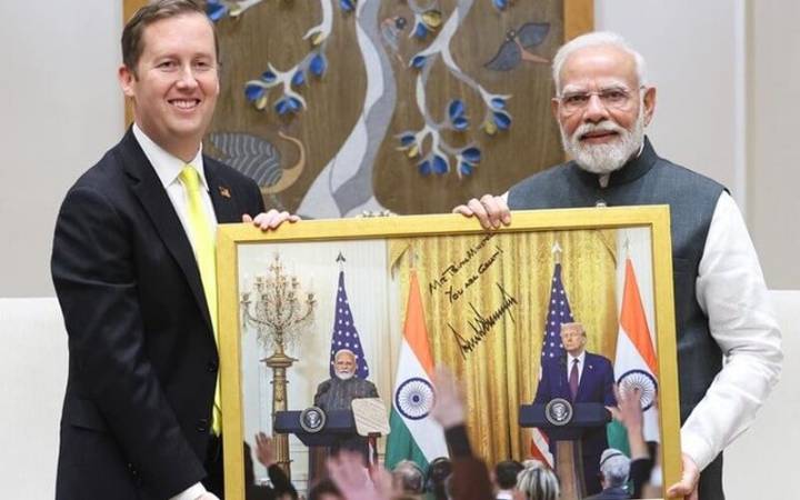 'President Trump considers you a great friend': US envoy meets PM Modi, gifts him signed photo with Trump's message