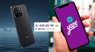 Yape te da DESCUENTO de 450 soles para que renueves tu teléfono por este Honor de 256GB y batería 5300 mAh