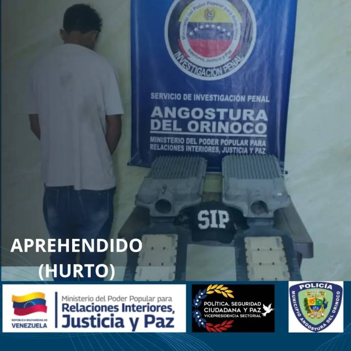 Hurtó cuatro lámparas LED en Ciudad Bolívar