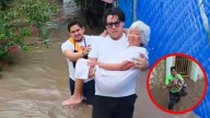 Él es Ricardo, el héroe viral de Poza Rica que rescata abuelitos y perritos tras inundaciones en Veracruz