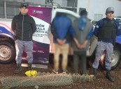 De madrugada y sin papeles: demorados con tejido metálico en la capital chaqueña