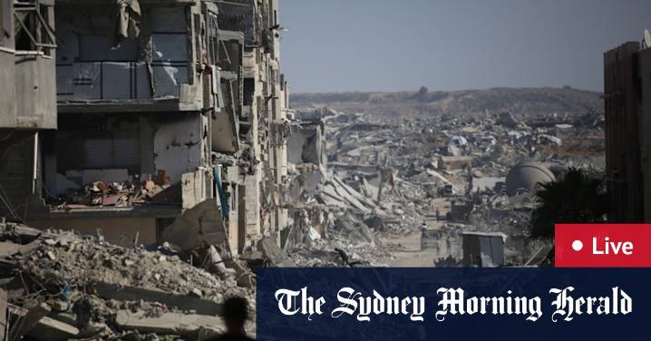 Australia news LIVE: Hurricane Melissa makes landfall in Jamaica; Netanyahu orders ‘powerful attacks’ on Gaza as Hamas delays body handover