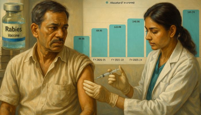 Central govt has allocated Rs 748 crore for National Rabies Control Programme in states and UTs in 5 years: RTI