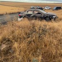 Two injured in rollover crash near Benton City