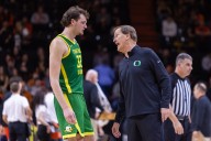 Oregon men’s basketball faces Utah in exhibition without injured Jackson Shelstad