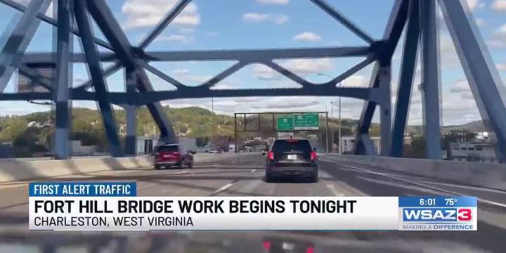 Fort Hill Bridge work begins tonight