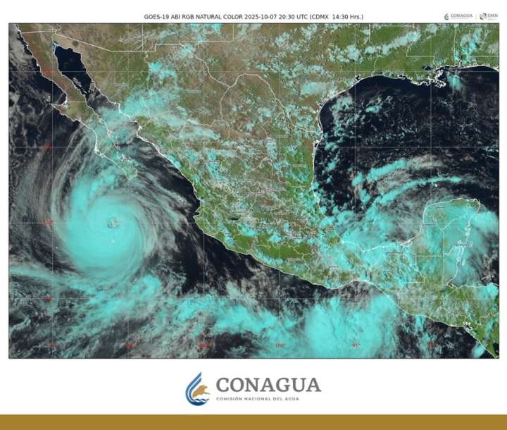 Priscilla es huracán categoría 2: Baja California Sur, Sinaloa, Nayarit, Jalisco y Colima esperan lluvias intensas y fuertes