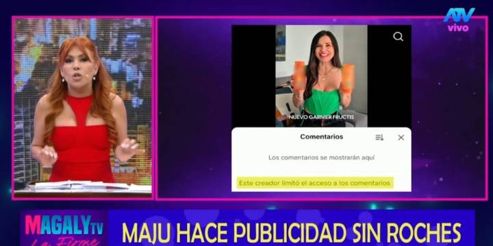 Maju Mantilla hace publicidad en redes y cierra sus comentarios para evitar críticas tras escándalo con Gustavo Salcedo