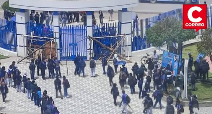 Estudiantes de Ingeniería Eléctrica tomaron campus de la UNCP por disputa con alumnos de Metalurgia