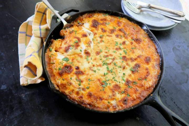 Recipe: With a skillet, moussaka doesn’t have to be a project dish