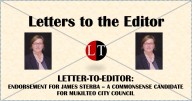 Endorsement for James Sterba – A Common-Sense Candidate for Mukilteo City Council