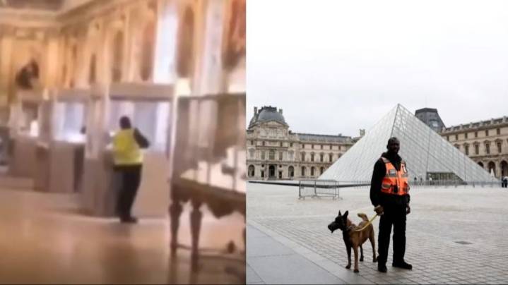 Robo en el Louvre: hay video de los ladrones de las joyas francesas