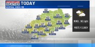WYMT Morning Forecast | Cloudy weekend skies lead to rainy & chilly weather next week