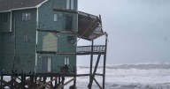Typhoon hits Alaska, nor'easter causes U.S. travel delays