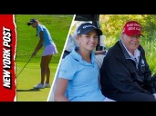 Watch Granddaughter Kai Play Golf With ‘Grandpa’ Trump in RARE Glimpse of President’s Family