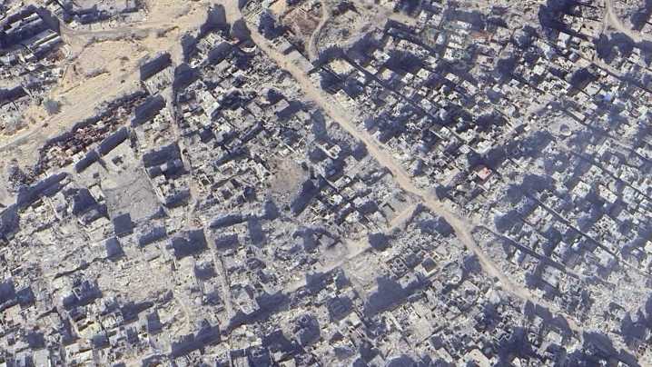 Las imágenes que revelan cómo Israel ha convertido Gaza en un desierto