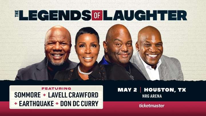 Comedy Icons Unite for the “Legends of Laughter” Tour at NRG Arena