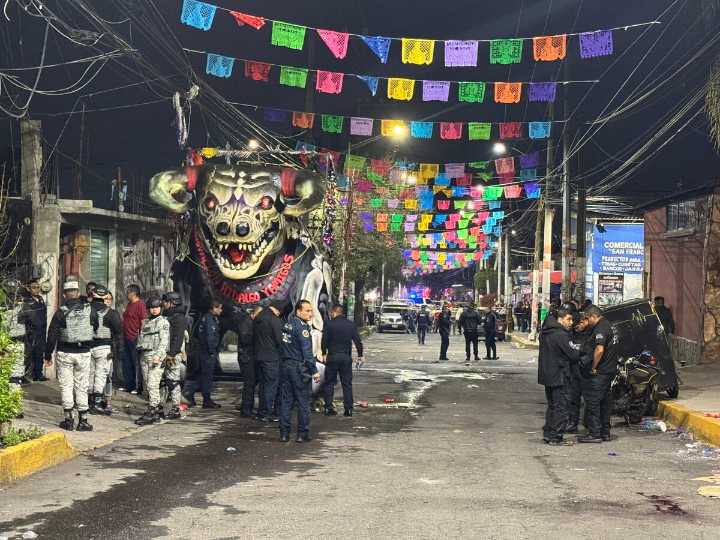 Riña en fiesta patronal de Tláhuac termina en balacera; hay 3 muertos y 5 heridos