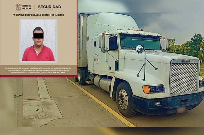 Rescatan a mujer y menor secuestradas dentro de tráiler en la Acambay