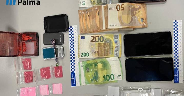 Detenida una pareja por tráfico de drogas en un control rutinario de Palma