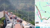 Massive Traffic Jam on Mumbai–Pune Expressway: Long Queues from Amrutanjan Bridge to Khopoli Exit, Travelers Stuck for Hours