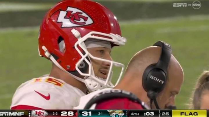 Patrick Mahomes slammed over rare penalty mistake at crucial time of Jaguars loss as fans say 'that's so stupid'