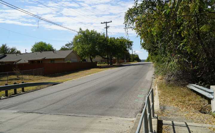 Pecan Valley Drive sidewalk project begins