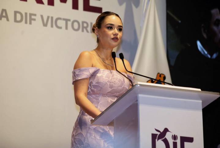 Rinde informe la presidenta del Sistema DIF Municipal de Victoria