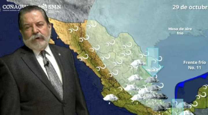 Avanza el frente frío 11 y azotará con heladas; lluvias fuertes el miércoles en estas entidades