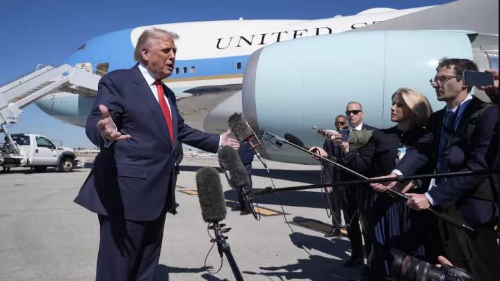 Trump asegura que no considera un ataque militar en Venezuela