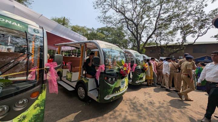 IN PHOTOS: SGNP in Mumbai launches e-buggies for visitors
