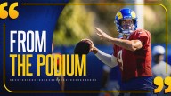 From the Podium: Sean McVay, Matthew Stafford and Davante Adams on staying in Baltimore to prepare for their matchup with Jaguars in London