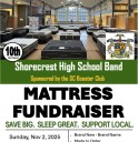10th annual mattress sale at Shorecrest to support band activities