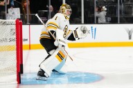 Golden Knights build 3-goal lead, then fend off Bruins 6-5 - The Rink Live | Coverage of youth, junior, high school and college hockey