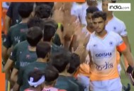 WATCH: India hockey player go against India Cricket stars, shakes hands with Pakistan players in...