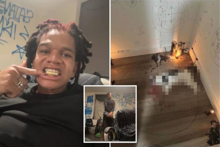 Exclusive | NYC wannabe rapper 'sacrifices' cat to Satan in music promo, freaks out when he goes viral