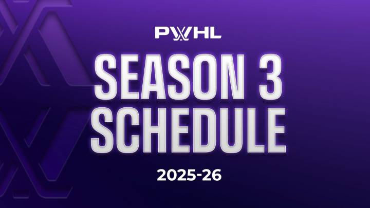 PWHL release 2025-26 schedule, to begin play on Nov. 21
