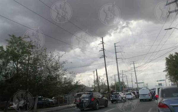 Amenazan posibles lluvias esta noche en la frontera
